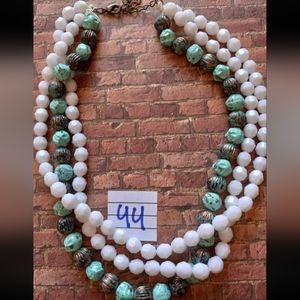 Handmade beaded necklace